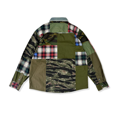 Camisa Retro Holgada con Costuras Aparentes de Manga Larga - Image 13