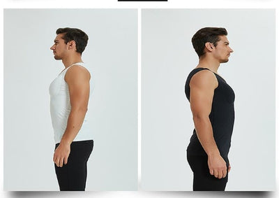 Camiseta Moldeadora con Relleno de Hombros Invisible para Hombre - Image 31
