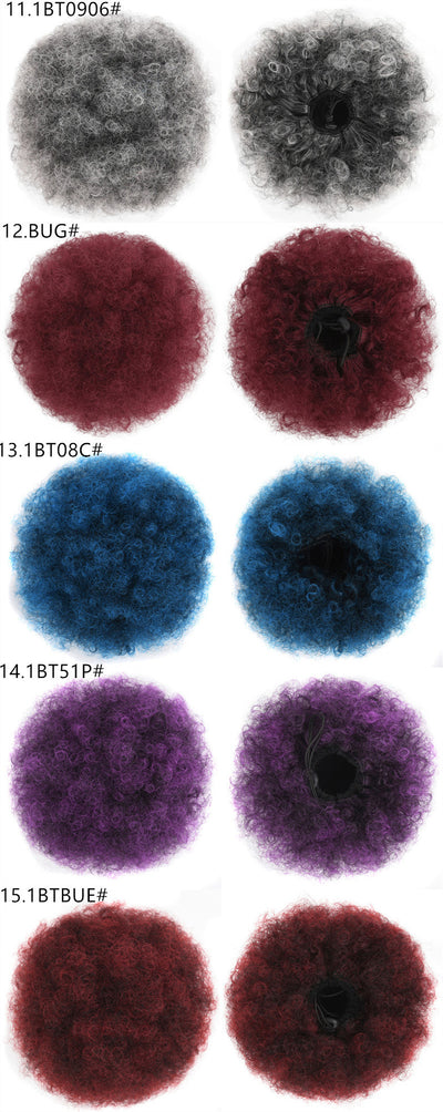 Peluca Afro Voluminosa Micro-Rizos Fluffy - Bolsa de Cabello - Image 46