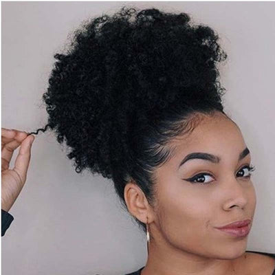 Peluca Afro Voluminosa Micro-Rizos Fluffy - Bolsa de Cabello - Image 58