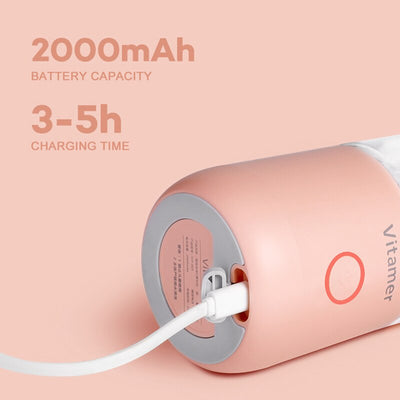 Licuadora Portátil 350ml USB Recargable - Batidora Eléctrica para Smoothies y Jugos - Image 24
