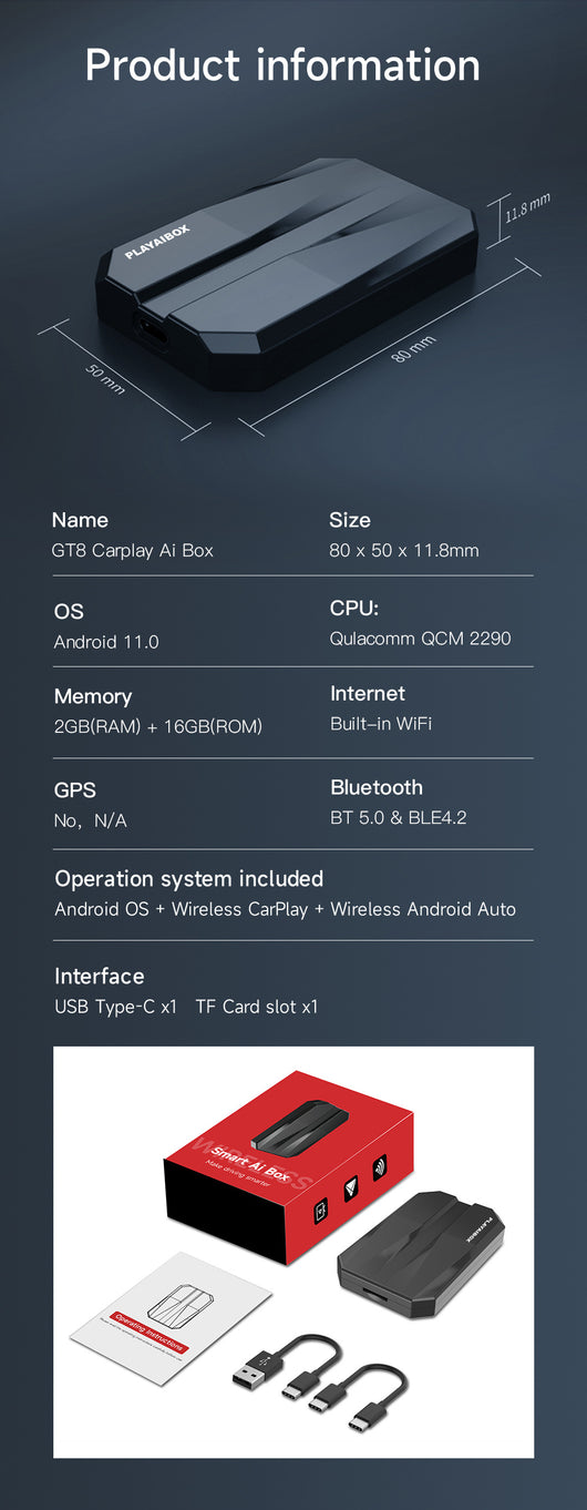 Adaptador CarPlay Inalámbrico con IA - Convierte tu Auto en Inteligente - Image 19