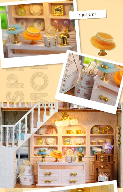 Miniatura de Casa Artesanal de Madera - Colección Adorable para Decorar - Image 53