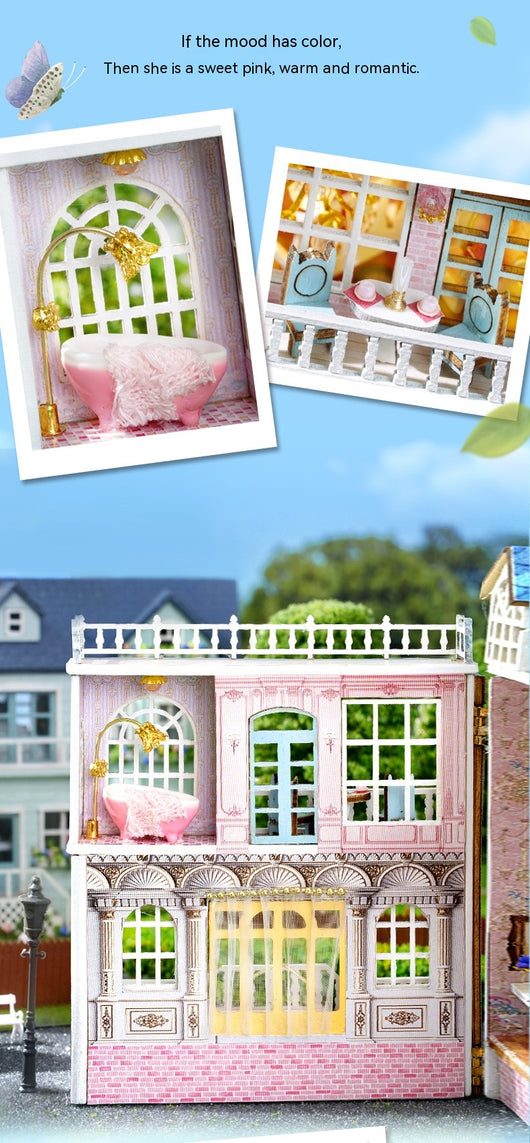 Miniatura de Casa Artesanal de Madera - Colección Adorable para Decorar - Image 54