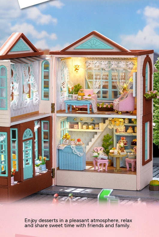 Miniatura de Casa Artesanal de Madera - Colección Adorable para Decorar - Image 56
