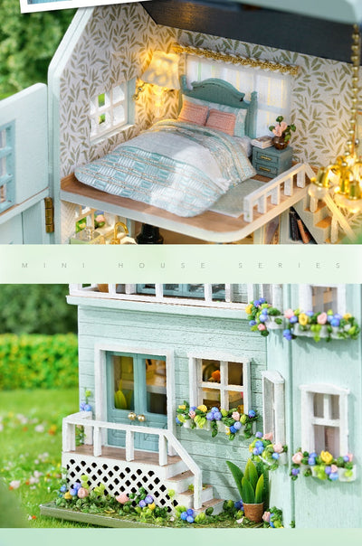 Miniatura de Casa Artesanal de Madera - Colección Adorable para Decorar - Image 62