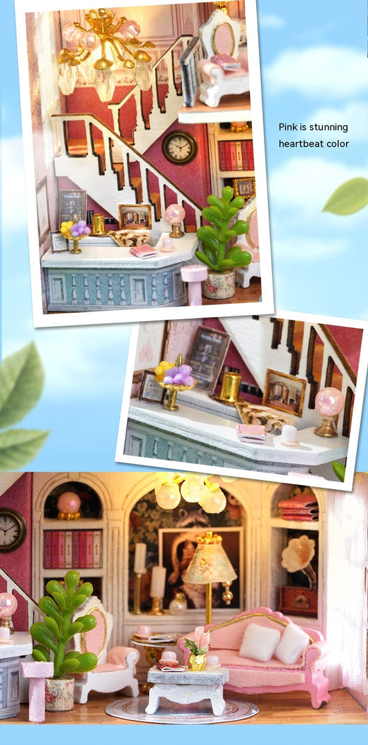 Miniatura de Casa Artesanal de Madera - Colección Adorable para Decorar - Image 66