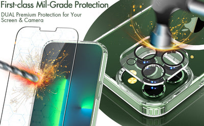Funda Magnética Transparente con Protector de Lente de Cristal Templado - Image 12