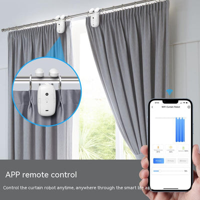 Cortina Inteligente Motorizada con Control WiFi y Asistente de Hogar - Image 22