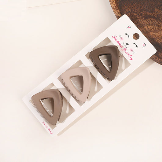 Set de Tres Pasadores de Cabello Tonos Café - Accesorios para Moños - Image 25