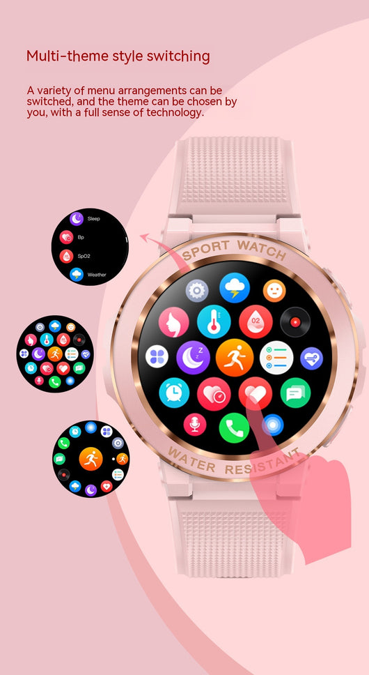 Reloj Inteligente Femenino MK60 con Llamadas Bluetooth y Múltiples Funciones - Image 23