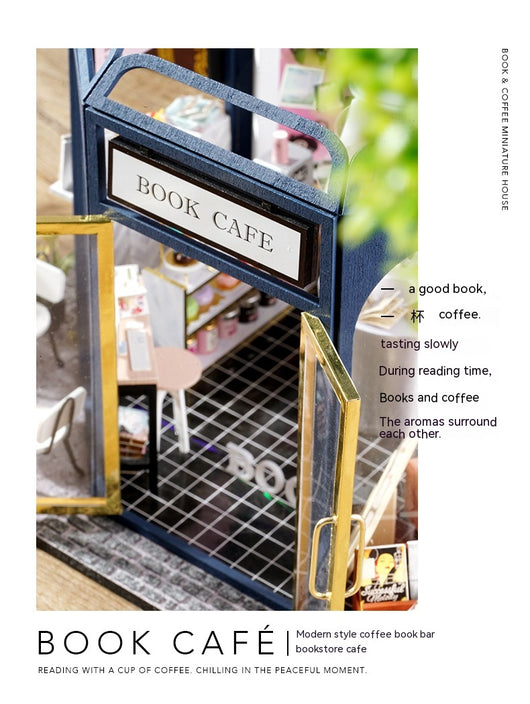 Casa de Café Cottage DIY - Maqueta de Madera Armable a Mano - Image 12