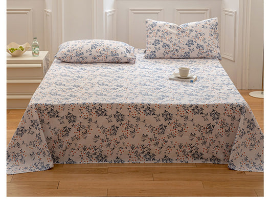 Sábana Estampada Algodón Puro Diseño Floral Pastoral Individual - Image 10