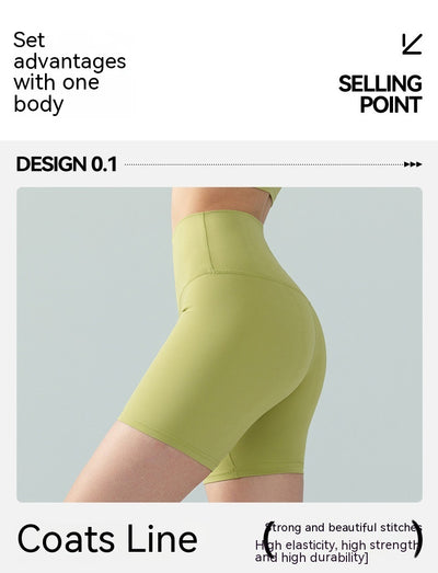 Shorts Deportivos Lycra para Yoga Mujer - Levanta Cadera, Cintura Alta y Protección Anti-Exposición - Image 24