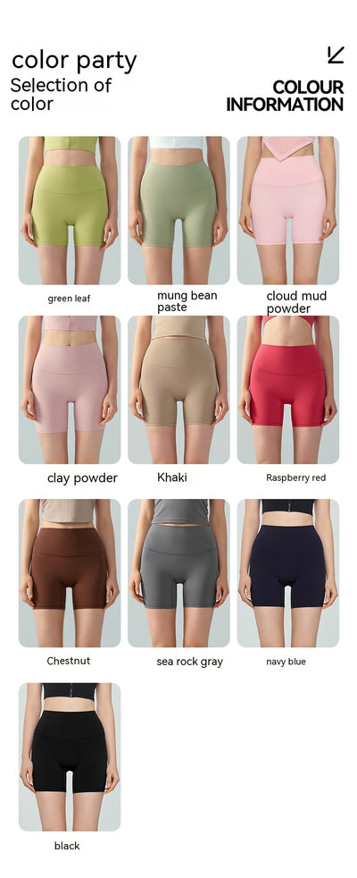 Shorts Deportivos Lycra para Yoga Mujer - Levanta Cadera, Cintura Alta y Protección Anti-Exposición - Image 25