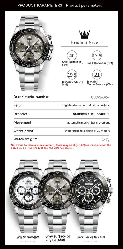 Reloj Automático Multifuncional para Hombre - Image 6