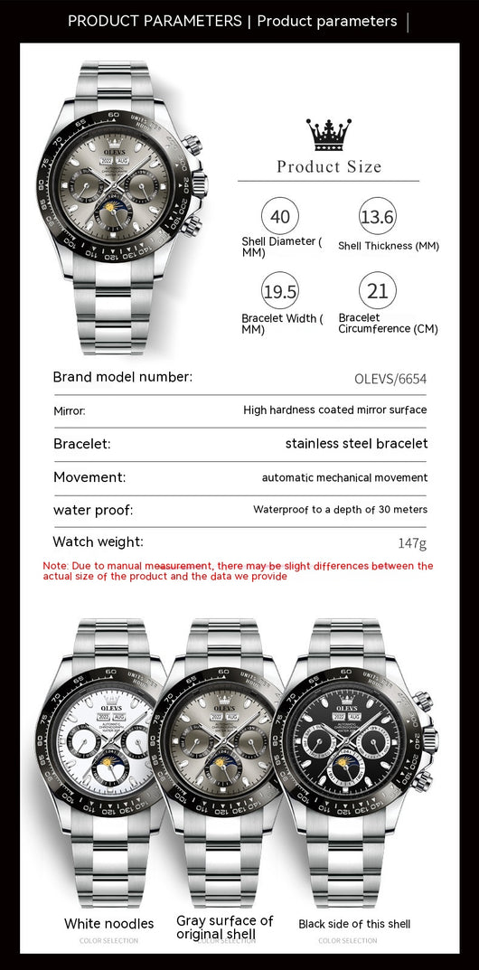 Reloj Automático Multifuncional para Hombre - Image 6