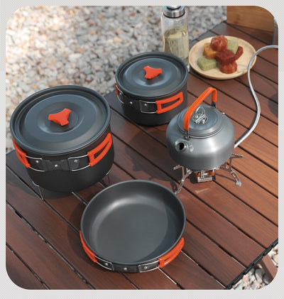 Juego de Ollas Portátil para Camping y Picnic en Grupo - Image 24
