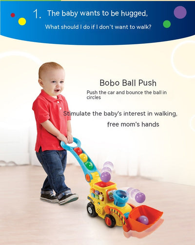 Carrito Empujador con Bolas Saltarinas - Juguete Multifunción 3 en 1 para Bebés y Niños Pequeños - Image 6