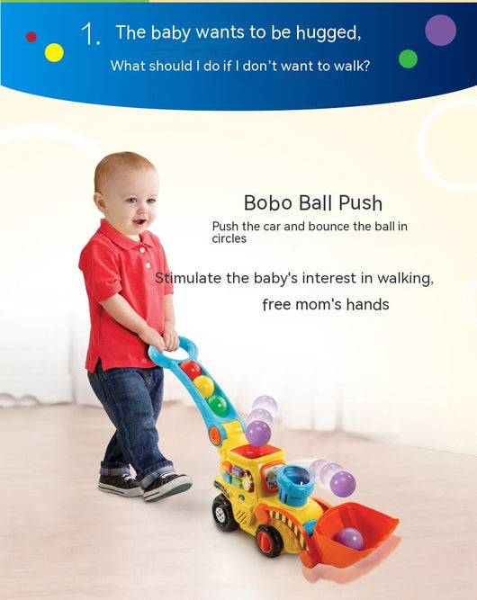 Carrito Empujador con Bolas Saltarinas - Juguete Multifunción 3 en 1 para Bebés y Niños Pequeños - Image 6