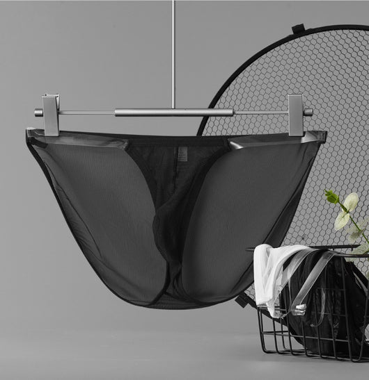 Slip Masculino de Malla Transparente Transpirable Cintura Baja - Image 20