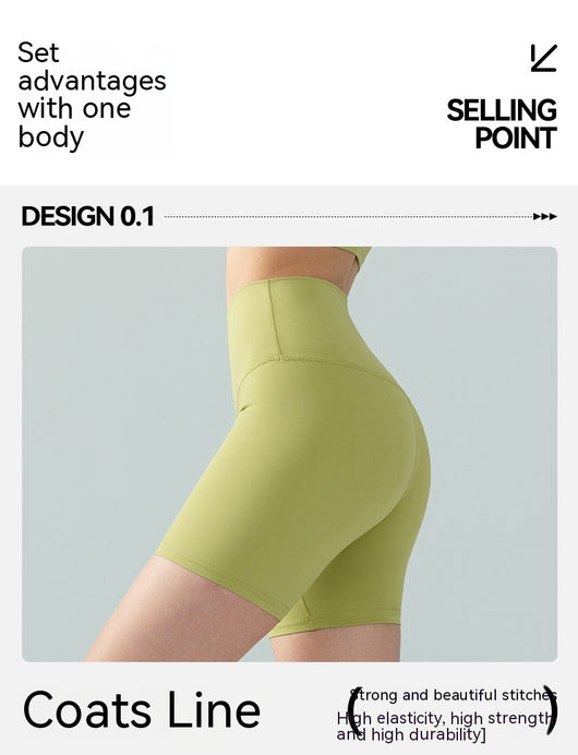 Shorts Deportivos Lycra para Yoga Mujer - Levanta Cadera, Cintura Alta y Protección Anti-Exposición - Image 37