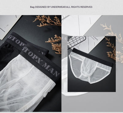 Calzoncillos de Malla Transparente de Seda de Hielo para Hombre - Image 10