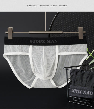 Calzoncillos de Malla Transparente de Seda de Hielo para Hombre - Image 12