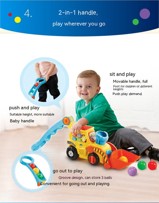 Carrito Empujador con Bolas Saltarinas - Juguete Multifunción 3 en 1 para Bebés y Niños Pequeños - Image 22
