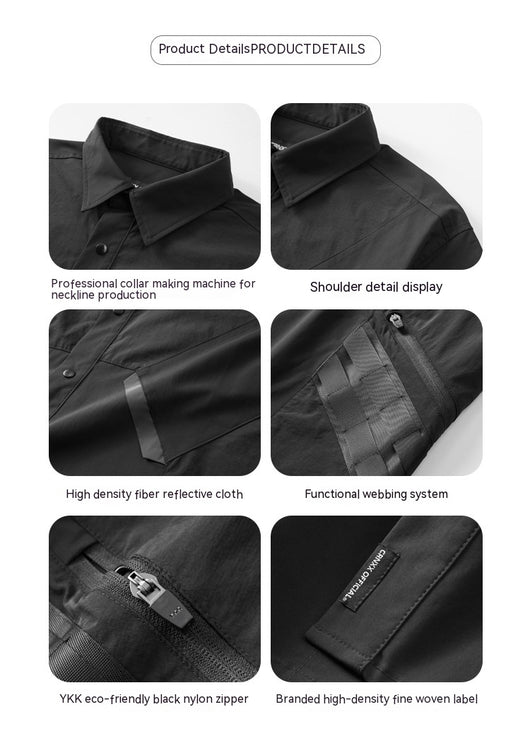 Camisa Funcional Outdoor Transpirable e Impermeable de Manga Corta - Image 33