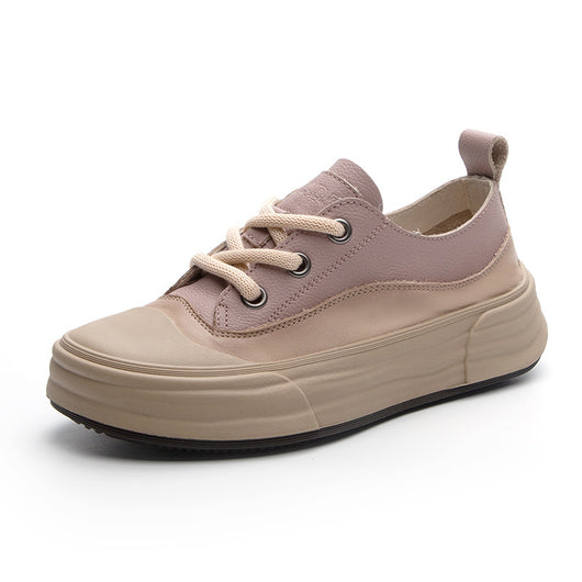 Tenis Plataforma de Cuero para Mujer - Estilo Casual Moderno - Image 10
