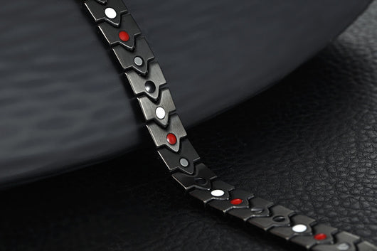 Pulsera Magnética de Corazón en Acero de Titanio - Image 7