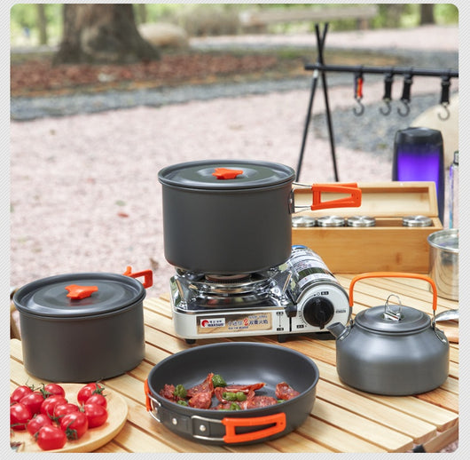 Juego de Ollas Portátil para Camping y Picnic en Grupo - Image 27