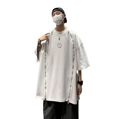 Playera Fresca con Diseño de Cierre para Hombre - Manga Corta - Image 15