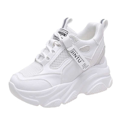 Zapatillas Deportivas Casuales Transpirables con Plataforma para Mujer - Image 14