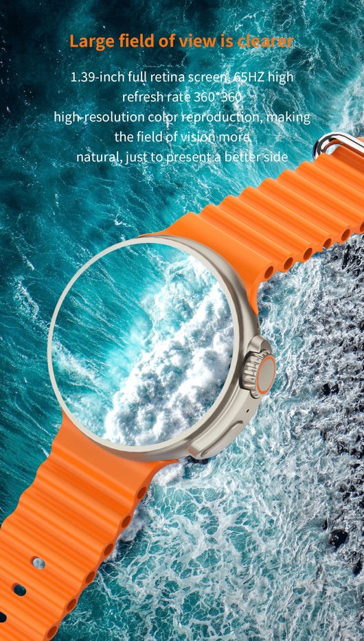 Reloj Inteligente K9 Pantalla Redonda 1.39" con Carga Inalámbrica y NFC - Image 13