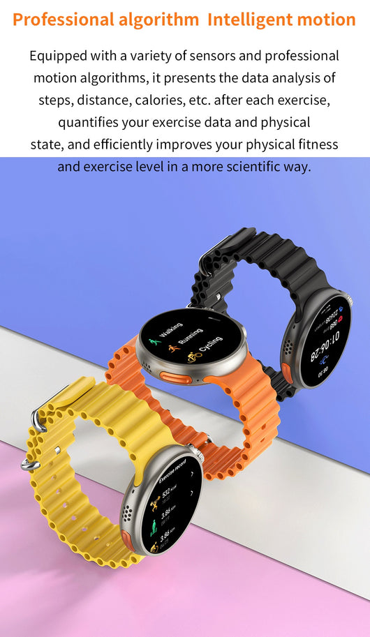 Reloj Inteligente K9 Pantalla Redonda 1.39" con Carga Inalámbrica y NFC - Image 21