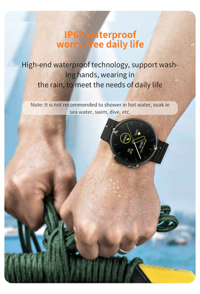 Reloj Inteligente K9 Pantalla Redonda 1.39" con Carga Inalámbrica y NFC - Image 22