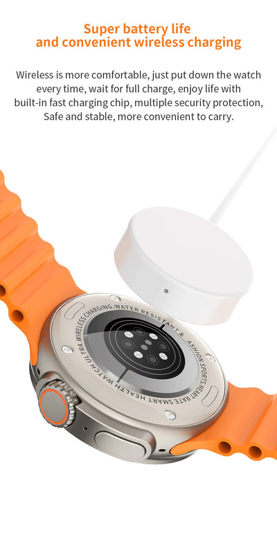 Reloj Inteligente K9 Pantalla Redonda 1.39" con Carga Inalámbrica y NFC - Image 25