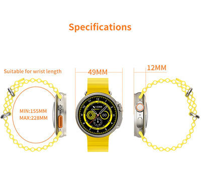 Reloj Inteligente K9 Pantalla Redonda 1.39" con Carga Inalámbrica y NFC - Image 28