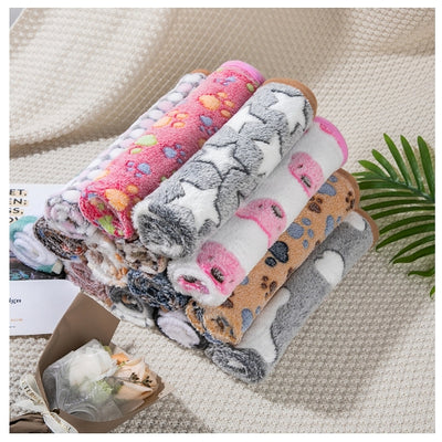 Manta Térmica Coral Fleece Cuatro Estaciones con Estampado de Perros y Gatos - Image 20