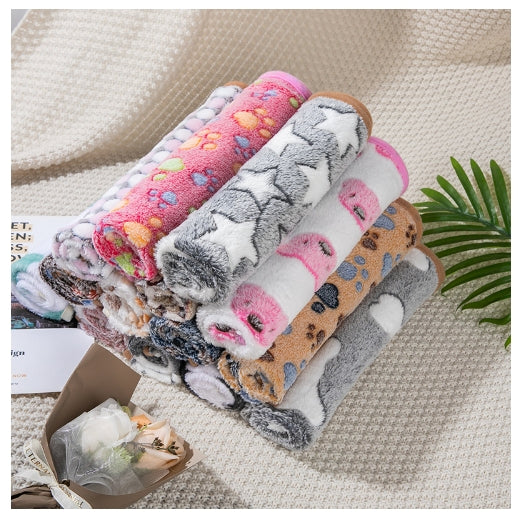 Manta Térmica Coral Fleece Cuatro Estaciones con Estampado de Perros y Gatos - Image 20