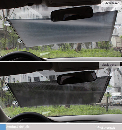 Parasol Enrollable Automático para Auto con Aislamiento Térmico Plata Láser - Image 7