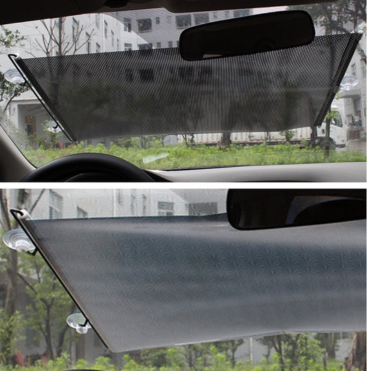 Parasol Enrollable Automático para Auto con Aislamiento Térmico Plata Láser - Image 11