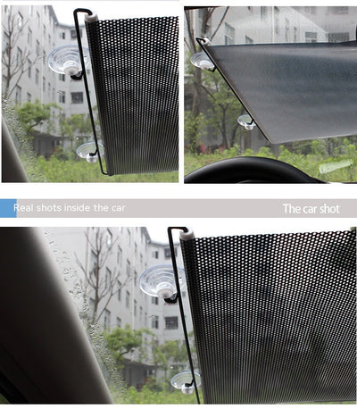 Parasol Enrollable Automático para Auto con Aislamiento Térmico Plata Láser - Image 15