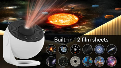 Proyector Galaxia 360° - Lámpara Planetario Rotativa para Dormitorio Infantil - Image 18