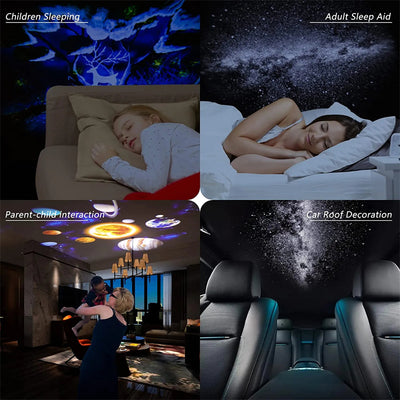 Proyector Galaxia 360° - Lámpara Planetario Rotativa para Dormitorio Infantil - Image 24