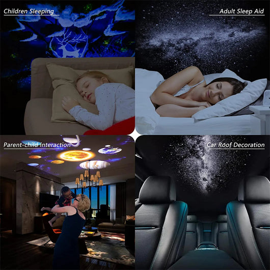 Proyector Galaxia 360° - Lámpara Planetario Rotativa para Dormitorio Infantil - Image 24