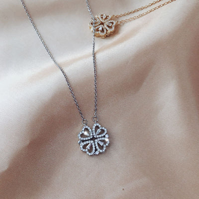 Collar Trébol de Cuatro Hojas Desmontable con Circones - Cadena Corta Multiuso para Mujer - Image 57