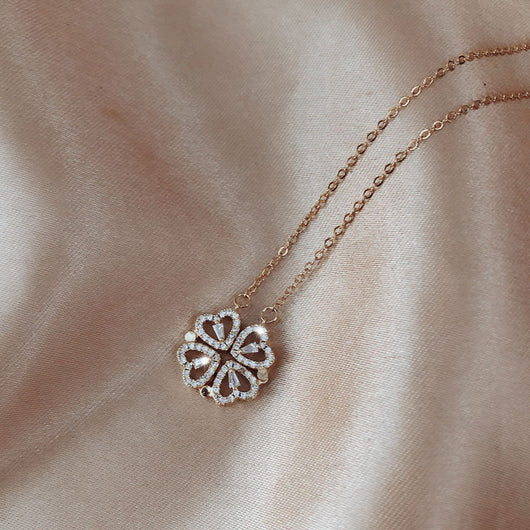 Collar Trébol de Cuatro Hojas Desmontable con Circones - Cadena Corta Multiuso para Mujer - Image 59